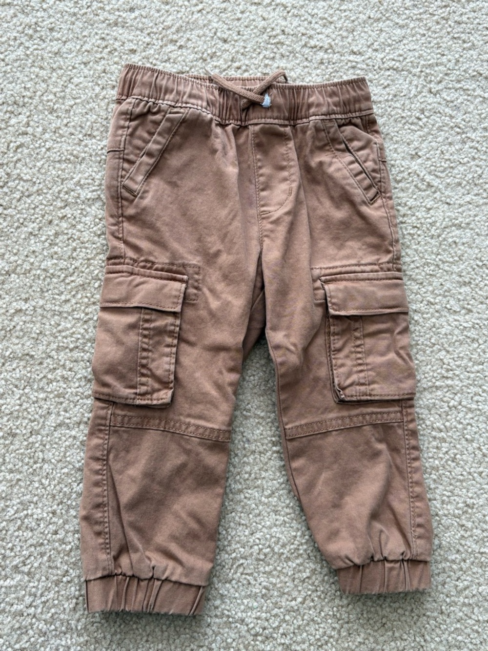 Toddler Cargo Jogger Pants - Brown
